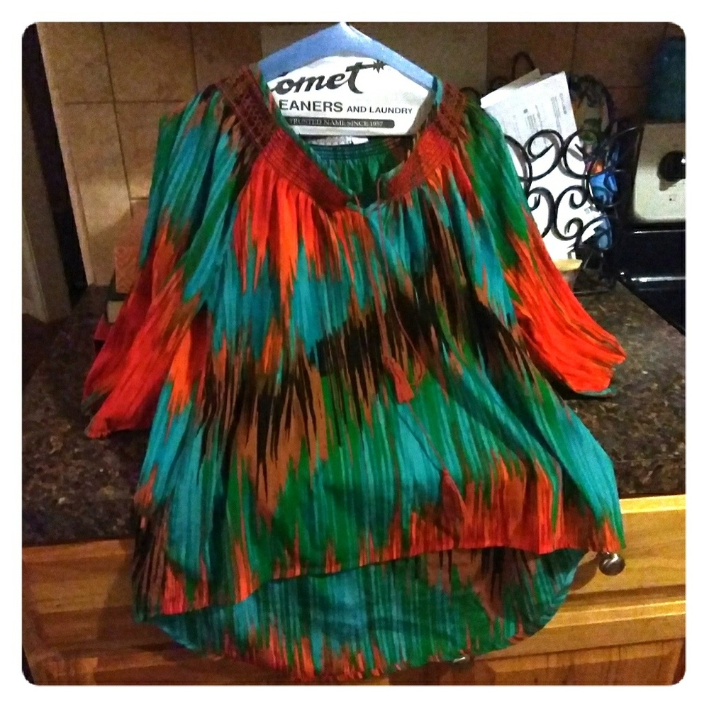 2/for $12 Multicolored Blouse, will trade